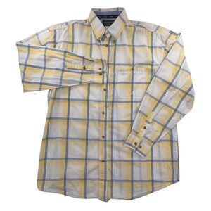 Twenty‎ X Wrangler Jean Co. Plaid Button Up Long Sleeve Shirt XL